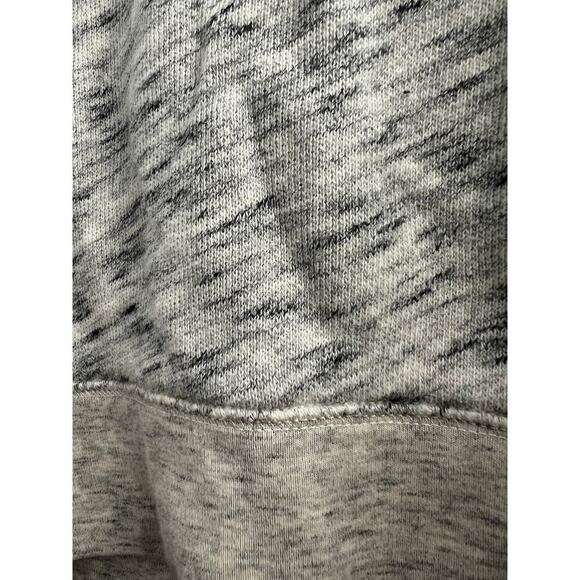 J. Crew Vintage cotton terry cropped hoodie in speckle, light gray size small - Picture 6 of 6